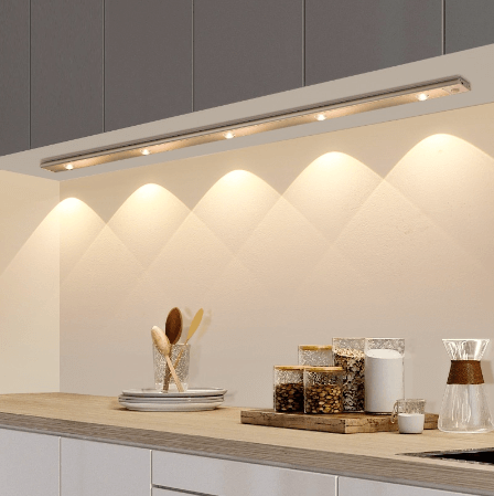 Luminária LED com Sensor Efeito Montanha